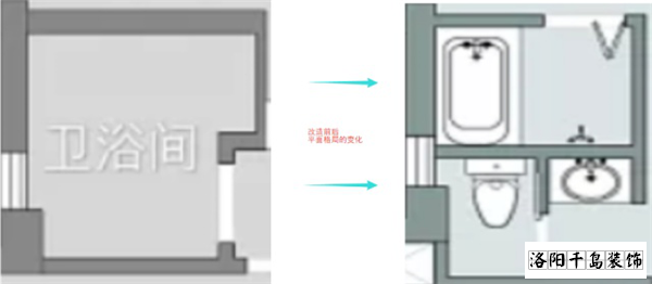 衛(wèi)生間三分離設計,一個衛(wèi)生間就夠用